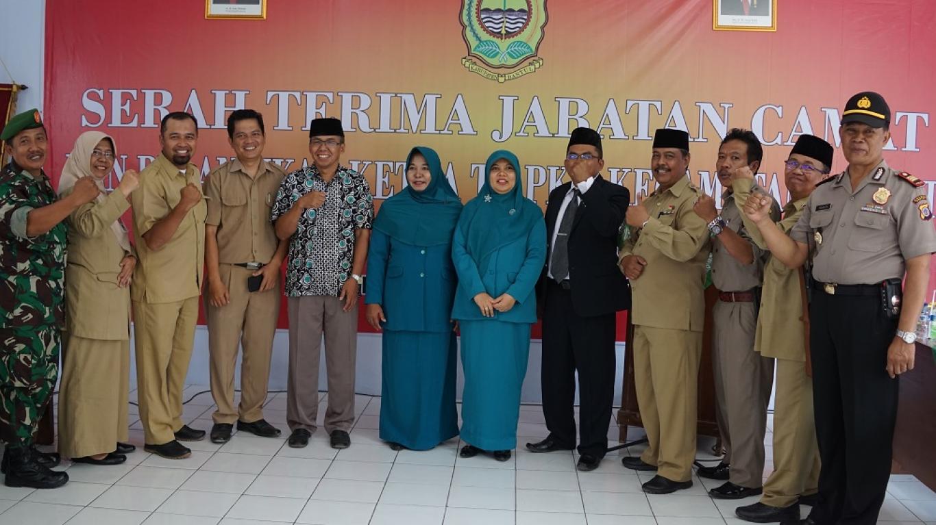 Serah Terima Jabatan Camat dan TP PKK Kecamatan Pleret